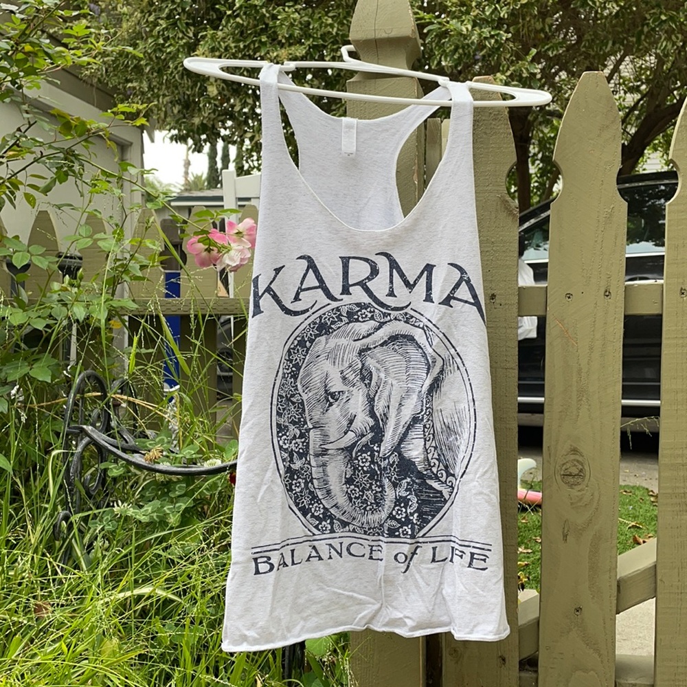 Karma elephant yoga tank
